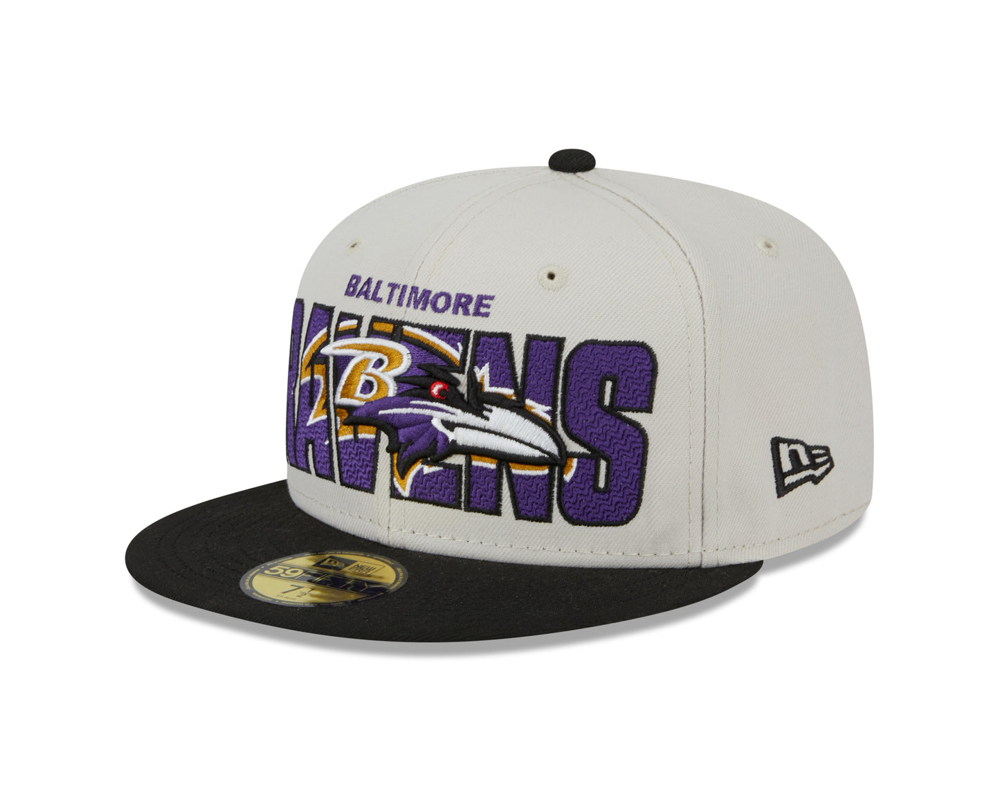 Baltimore Ravens New Era 2023 NFL Draft Stone 59Fifty Hat