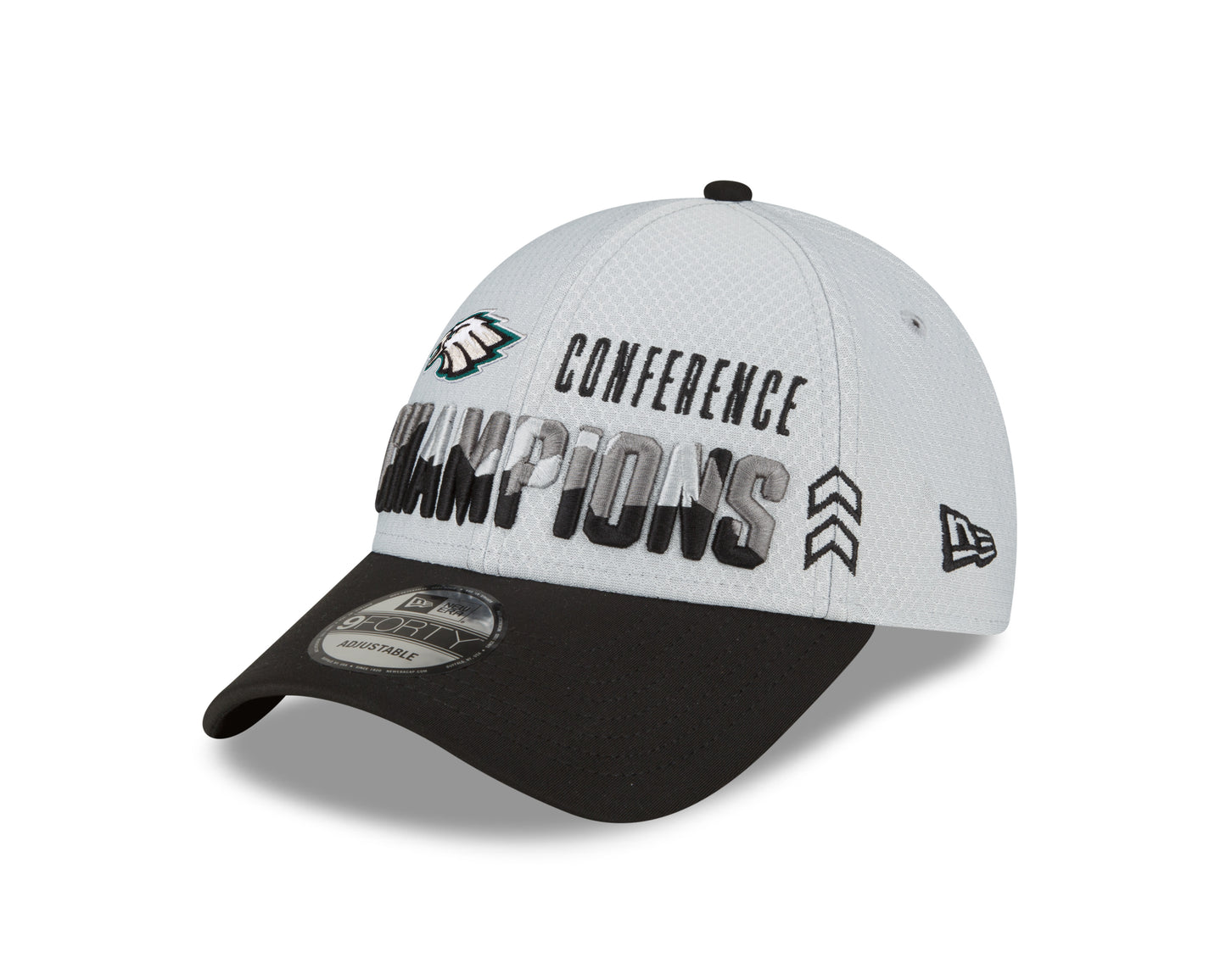 Philadelphia Eagles 2022 Conference Locker Room 9FORTY Adjustable Hat