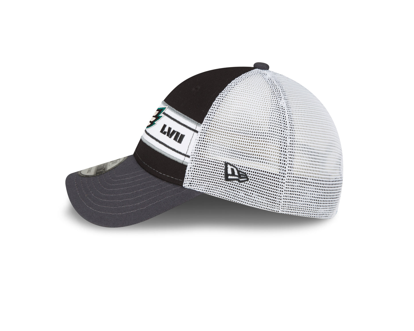 Philadelphia Eagles Going to Superbowl LVII 9FORTY Adjustable Trucker Hat - Black