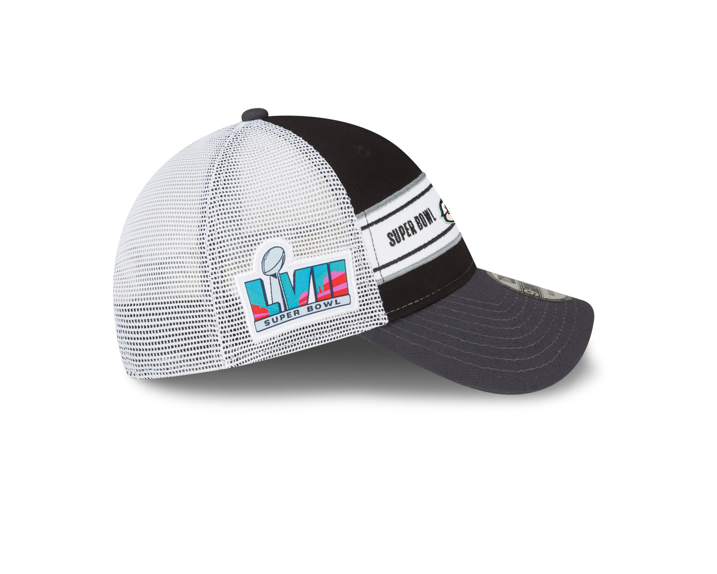 Philadelphia Eagles Going to Superbowl LVII 9FORTY Adjustable Trucker Hat - Black