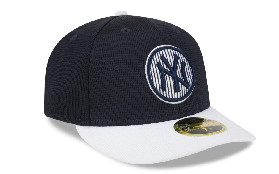 New York Yankees New Era Batting Practice Low Profile 59FIFTY Fitted Hat - Blue