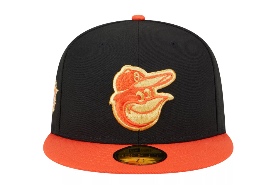 Baltimore Oriole New Era Black Game Day 59Fifty Fitted Hat