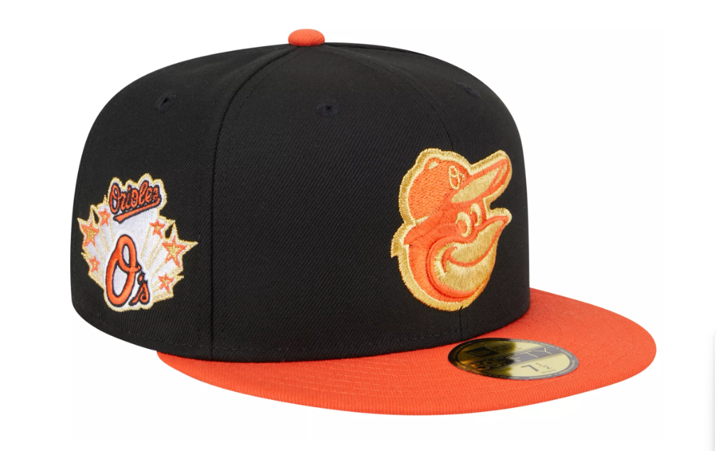 Baltimore Oriole New Era Black Game Day 59Fifty Fitted Hat