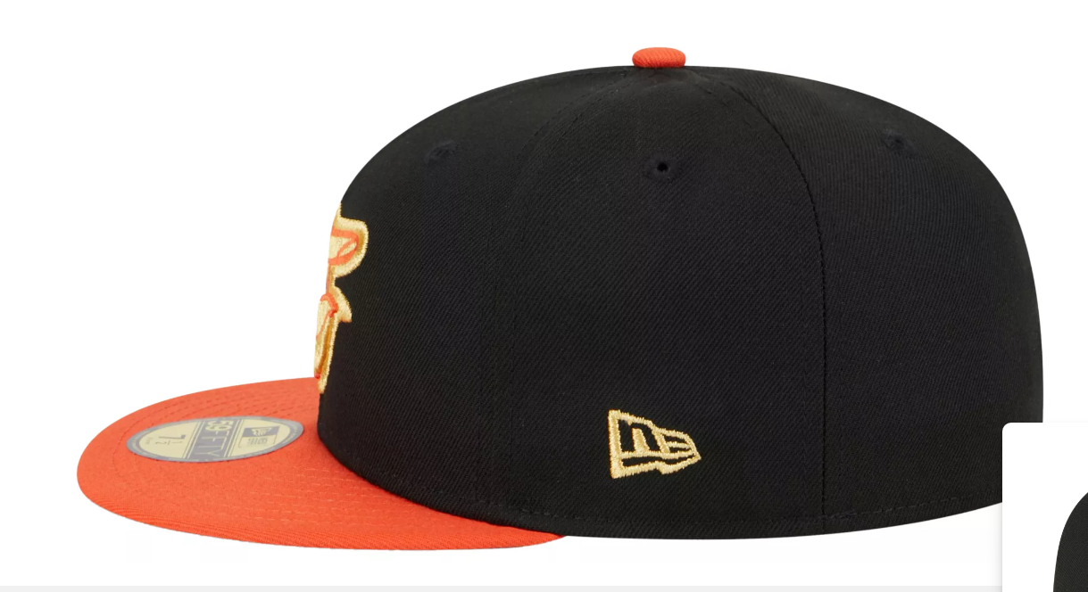 Baltimore Oriole New Era Black Game Day 59Fifty Fitted Hat