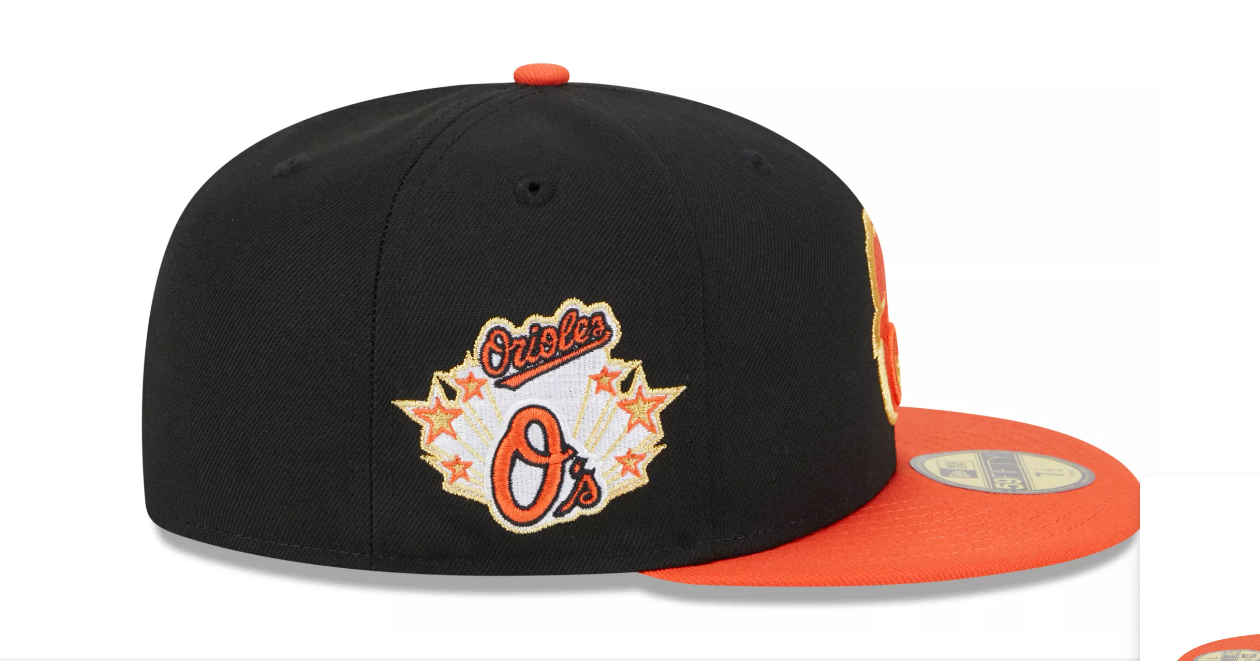 Baltimore Oriole New Era Black Game Day 59Fifty Fitted Hat