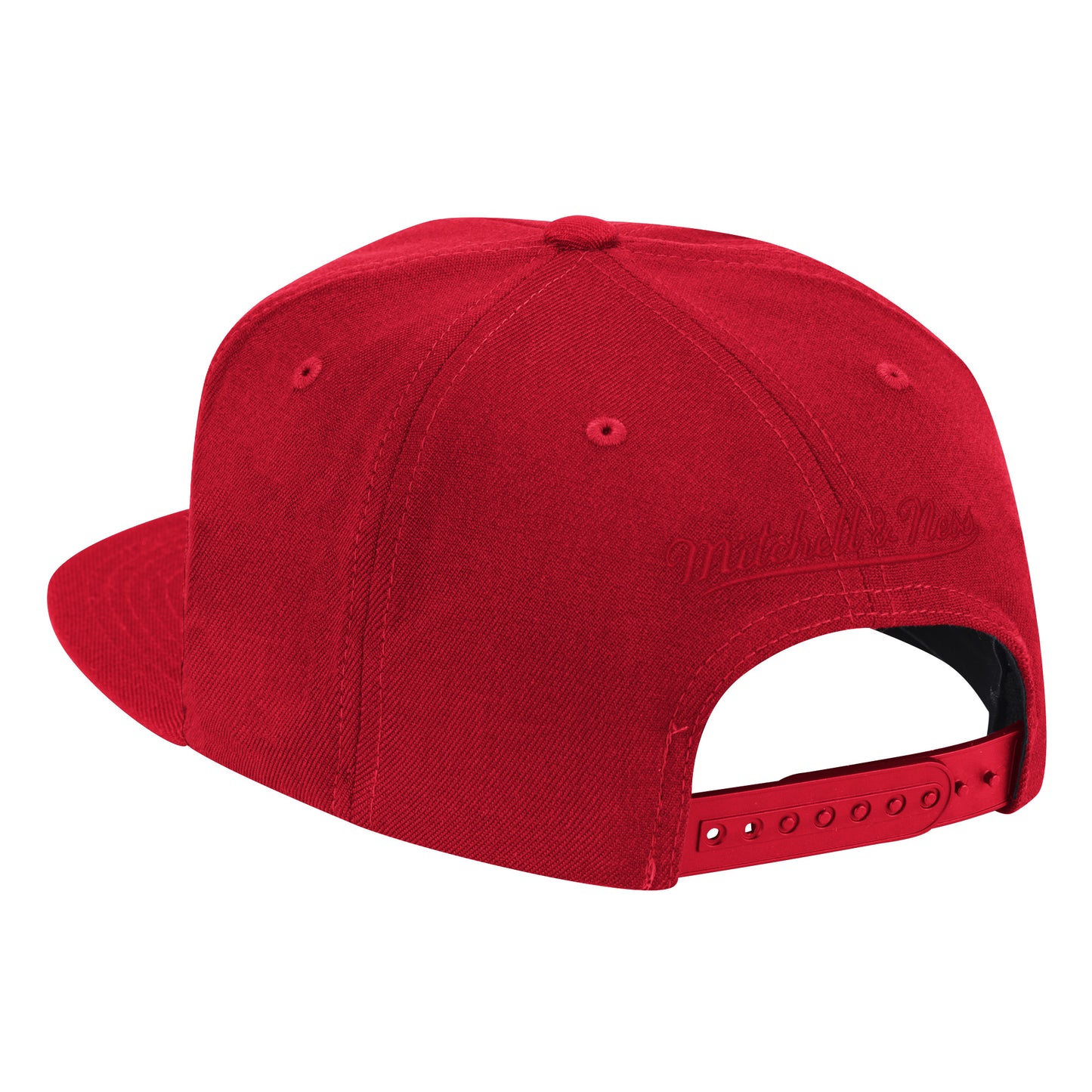 Houston Rockets Mitchell & Ness Nost Script Snapback Hat - Red