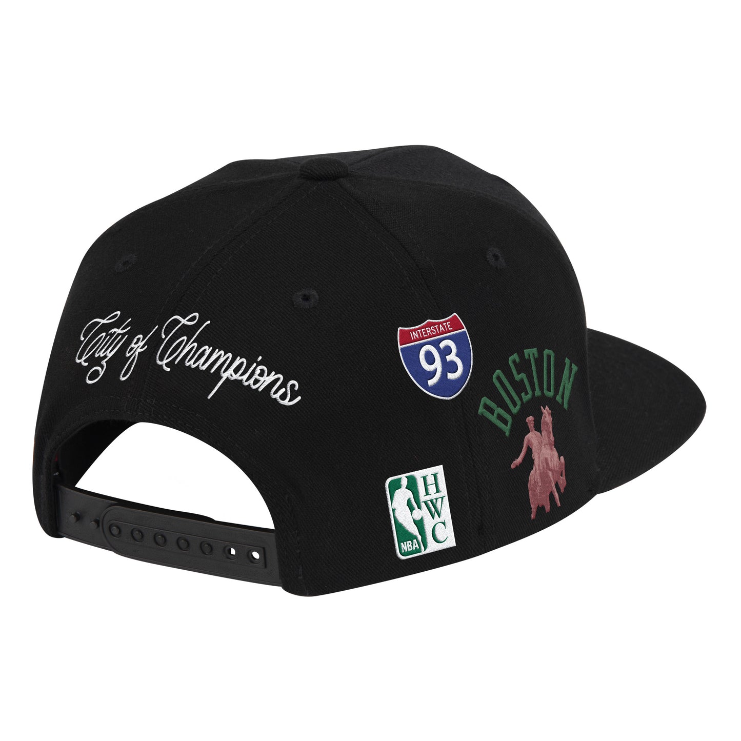 Boston Celtics Mitchell & Ness NBA Hyperlocal Snapback - Black