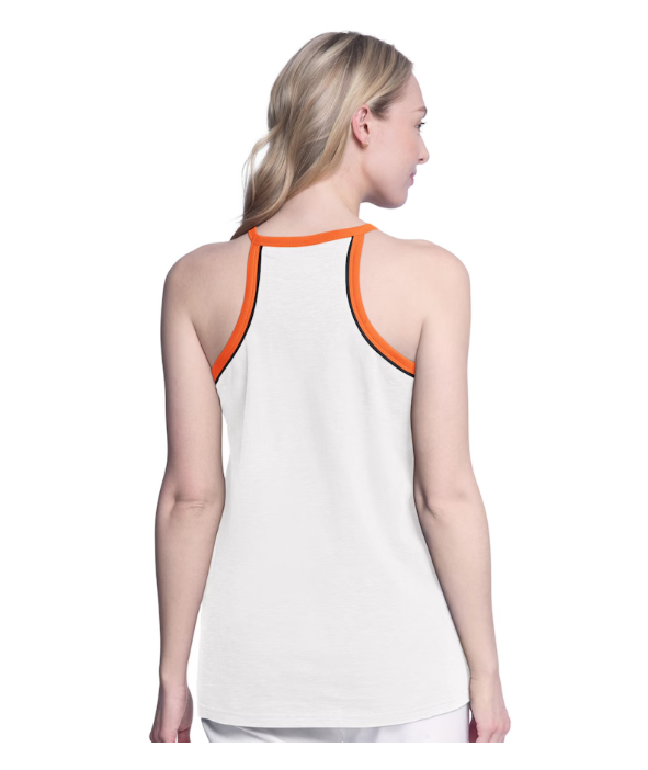 Baltimore Orioles G-III Women Curveball Tank Top- White
