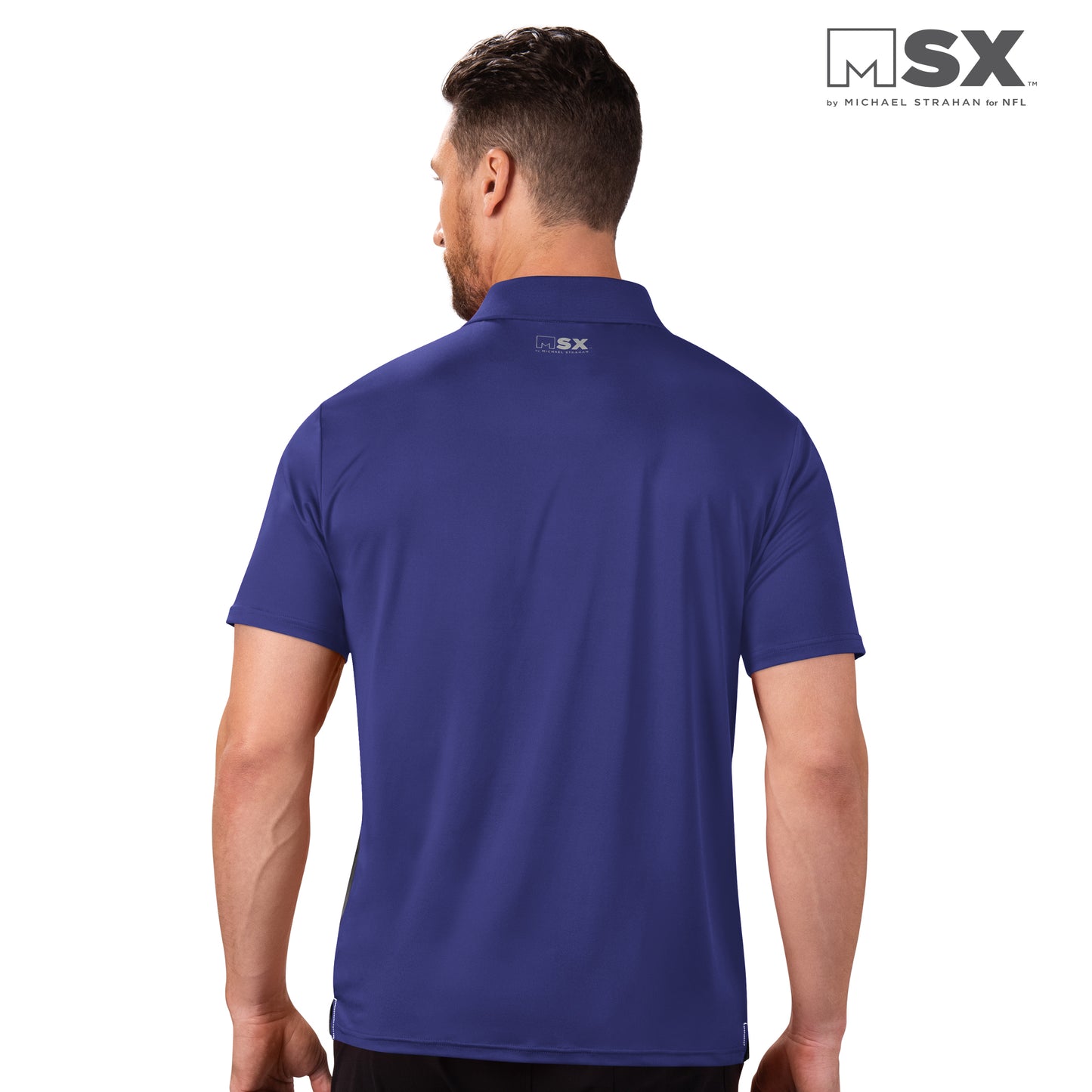 Baltimore Ravens MSX Challenge Primary Performance Polo - Black/Purple