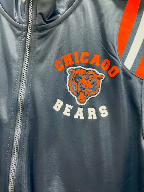 Chicago Bears Starter End Zone Track Jacket - Navy