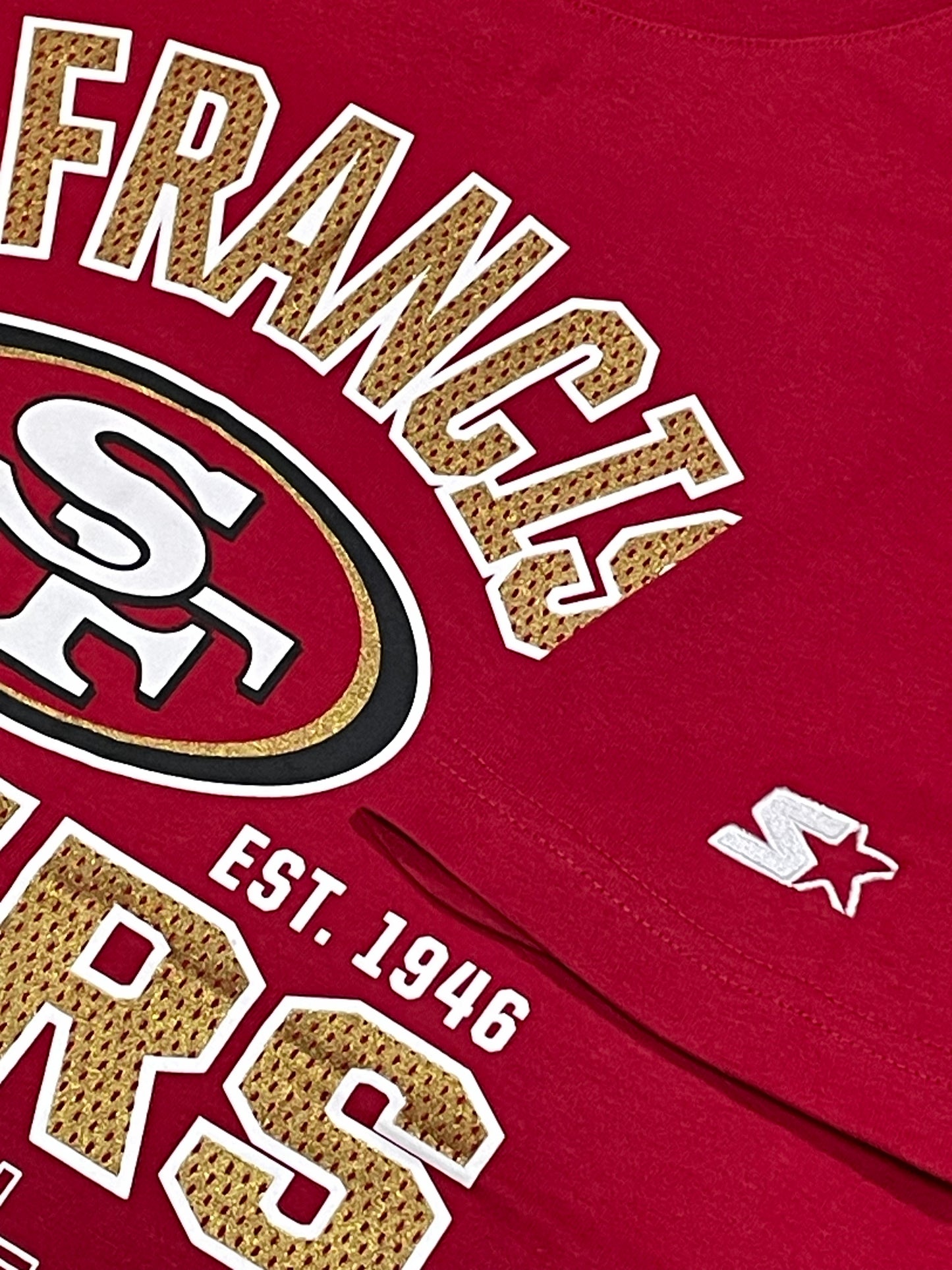 San Francisco 49ers Men's Starter Defender T-Shirt- Red