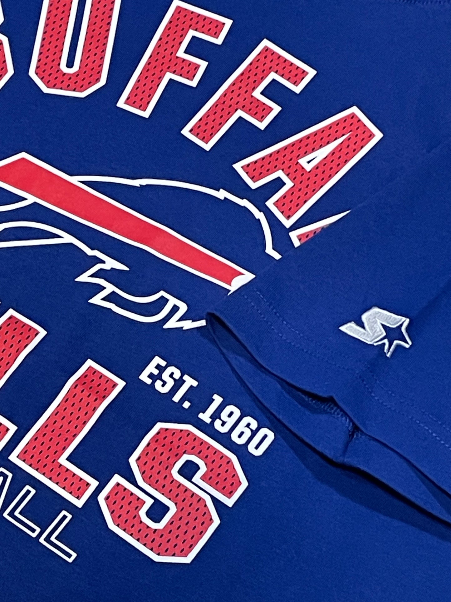 Buffalo Bills Men's Starter Defender T-Shirt- Blue
