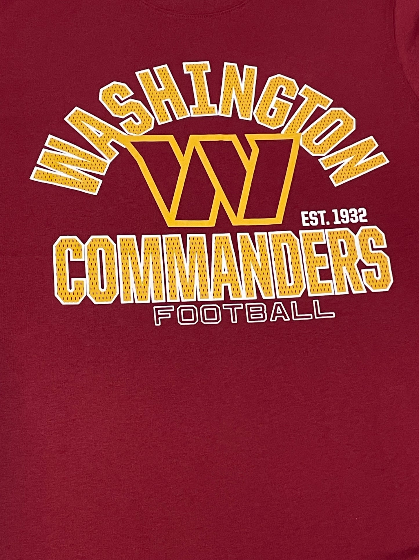 Washington Commanders Men's Starter Defender T-Shirt- Burgandy