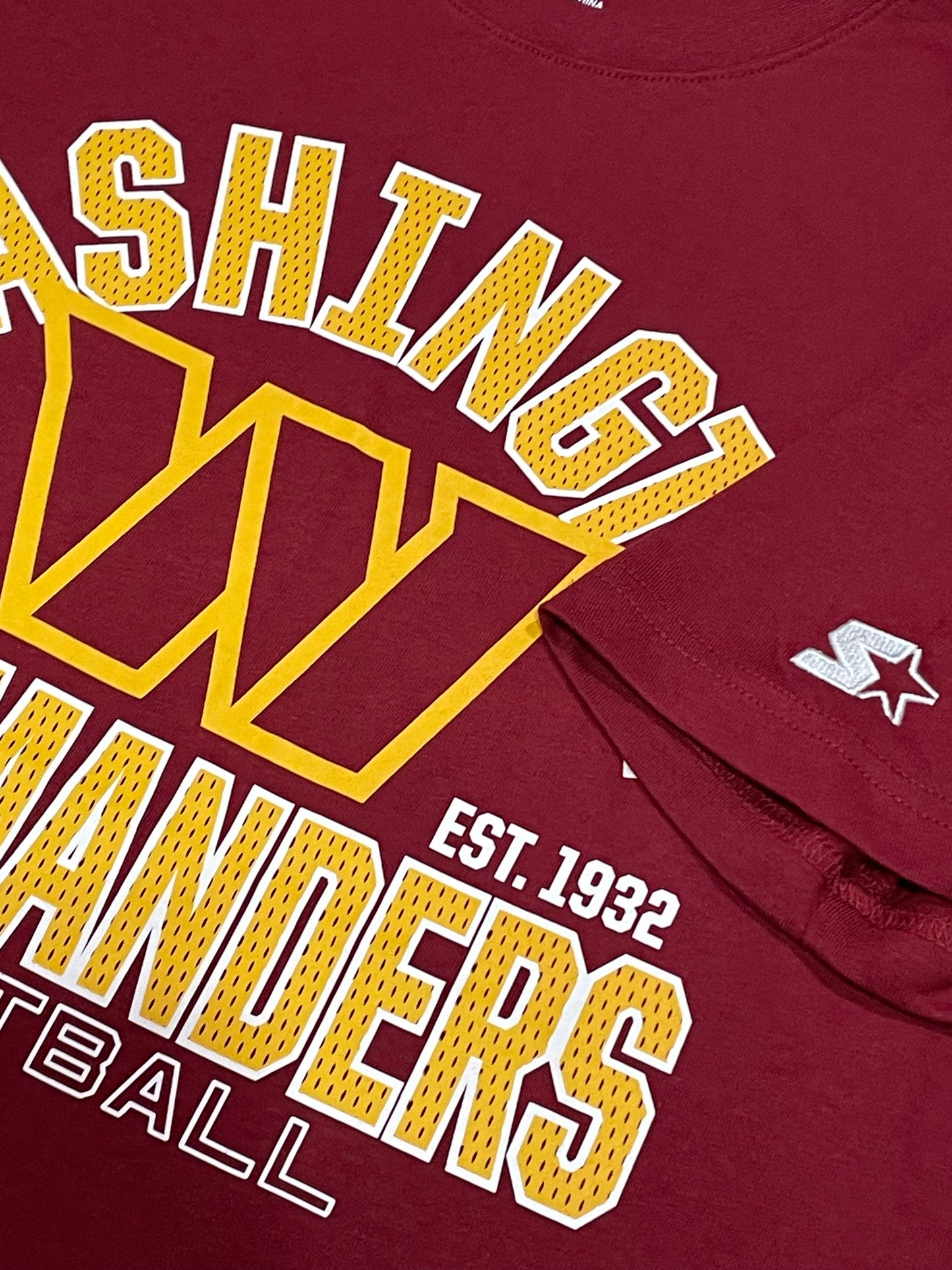 Washington Commanders Men's Starter Defender T-Shirt- Burgandy