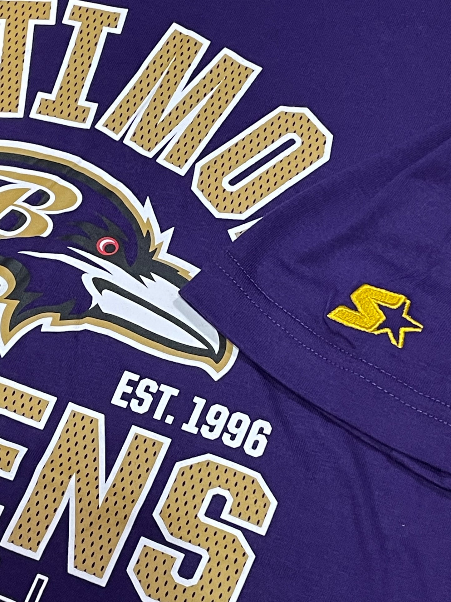 Balitmore Ravens Men's Starter Defender T-Shirt-Purple