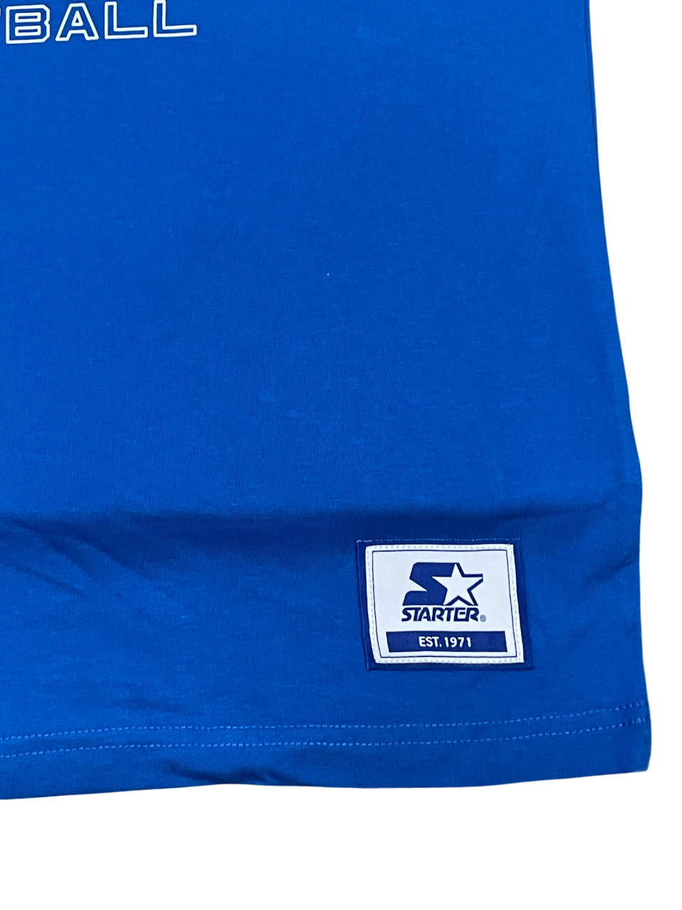 Detriot Lions Men's Starter Defender T-Shirt- Blue