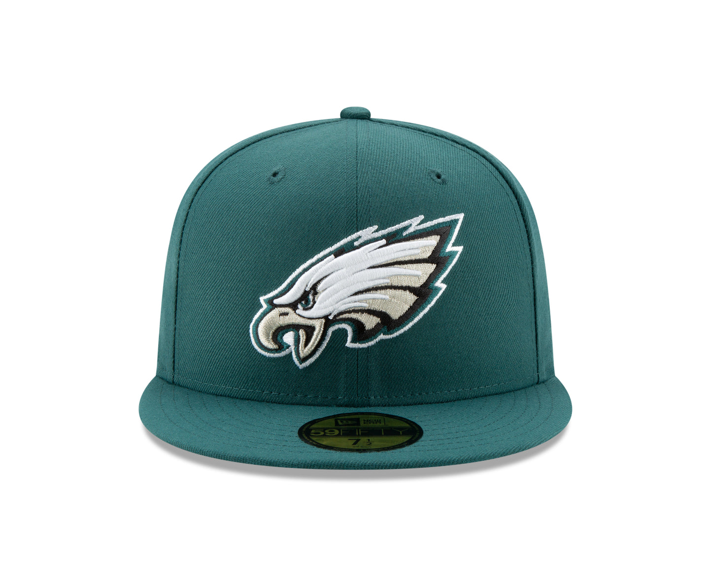 Philadelphia Eagles New Era Basic 59FIFTY Fitted Hat - Needle Green
