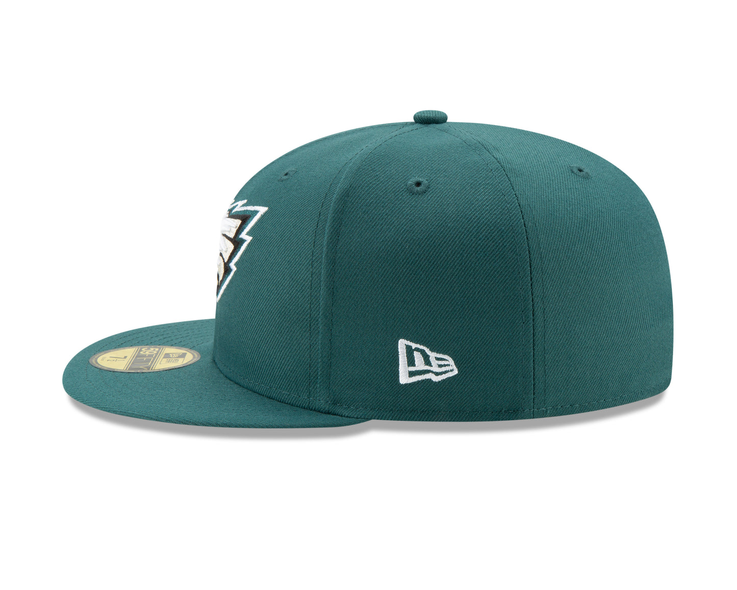 Philadelphia Eagles New Era Basic 59FIFTY Fitted Hat - Needle Green