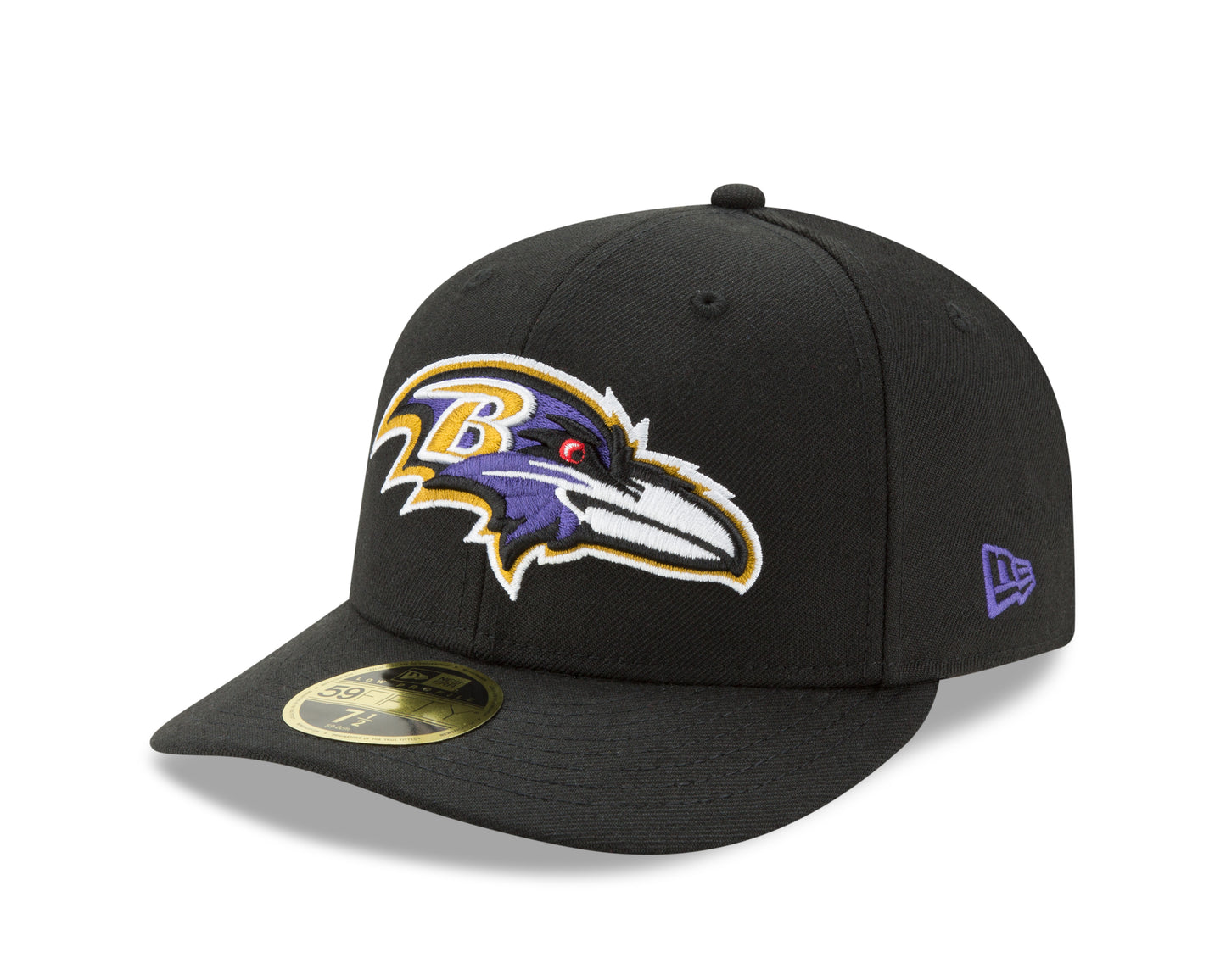 Baltimore Ravens New Era Low Profile Black 59Fifty Hat