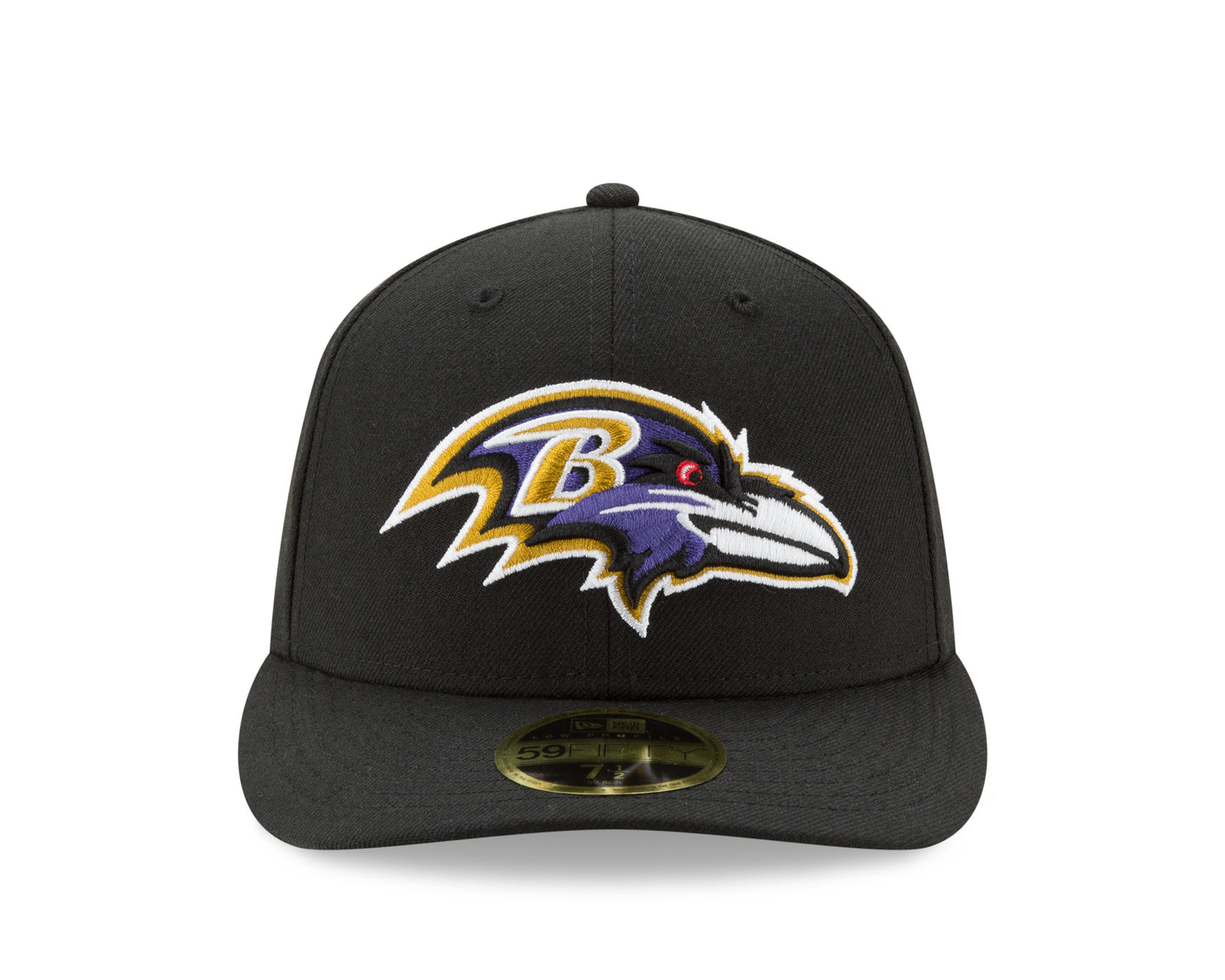 Baltimore Ravens New Era Low Profile Black 59Fifty Hat