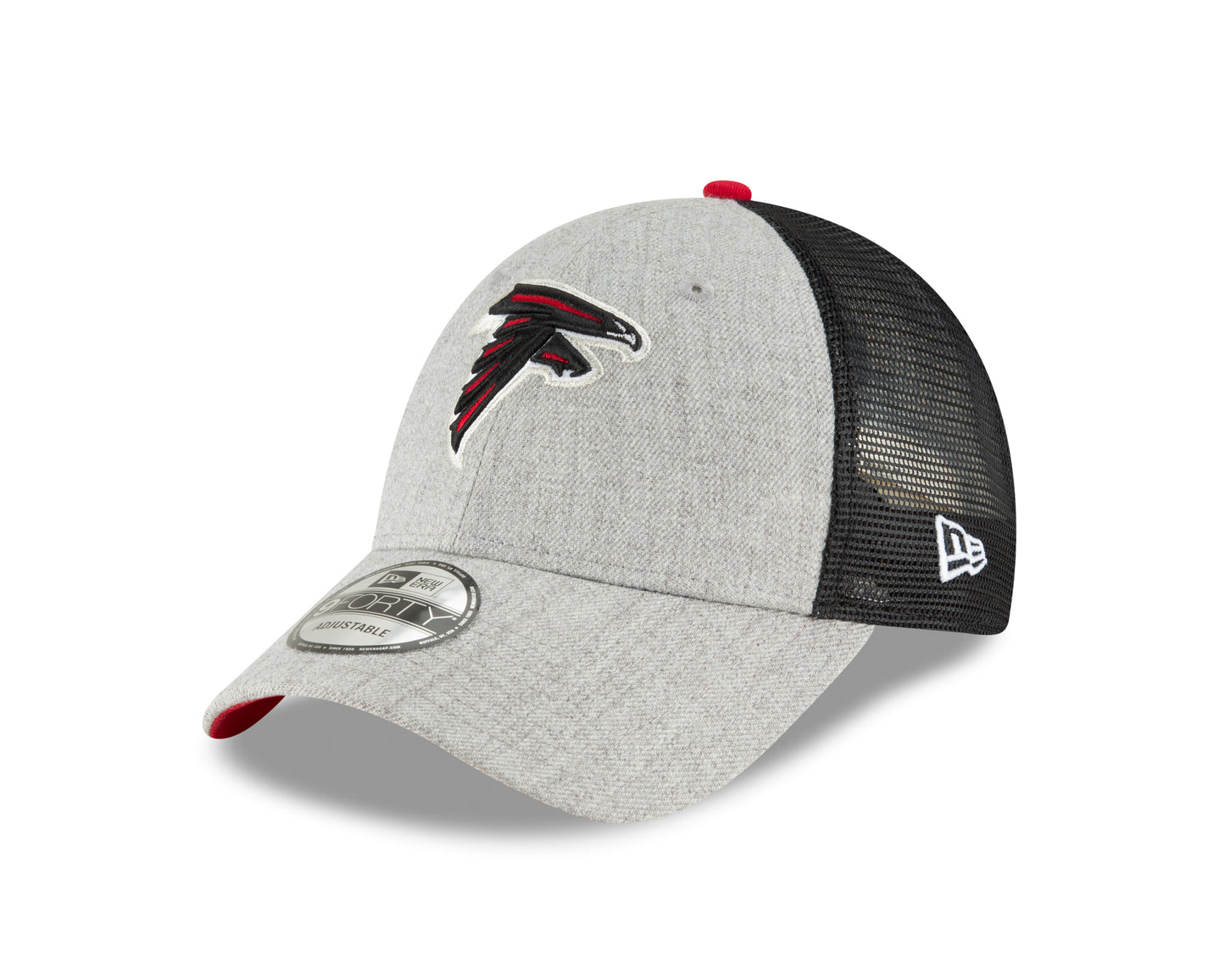 Atlanta Falcons Heathered Turn Trucker Mesh 9FORTY Adjustable Snapback Hat / Cap