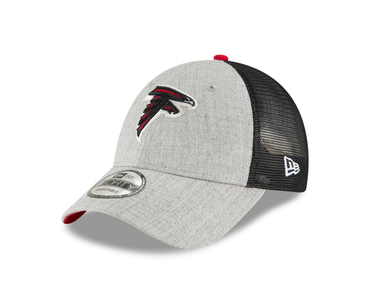 Atlanta Falcons Heathered Turn Trucker Mesh 9FORTY Adjustable Snapback Hat / Cap