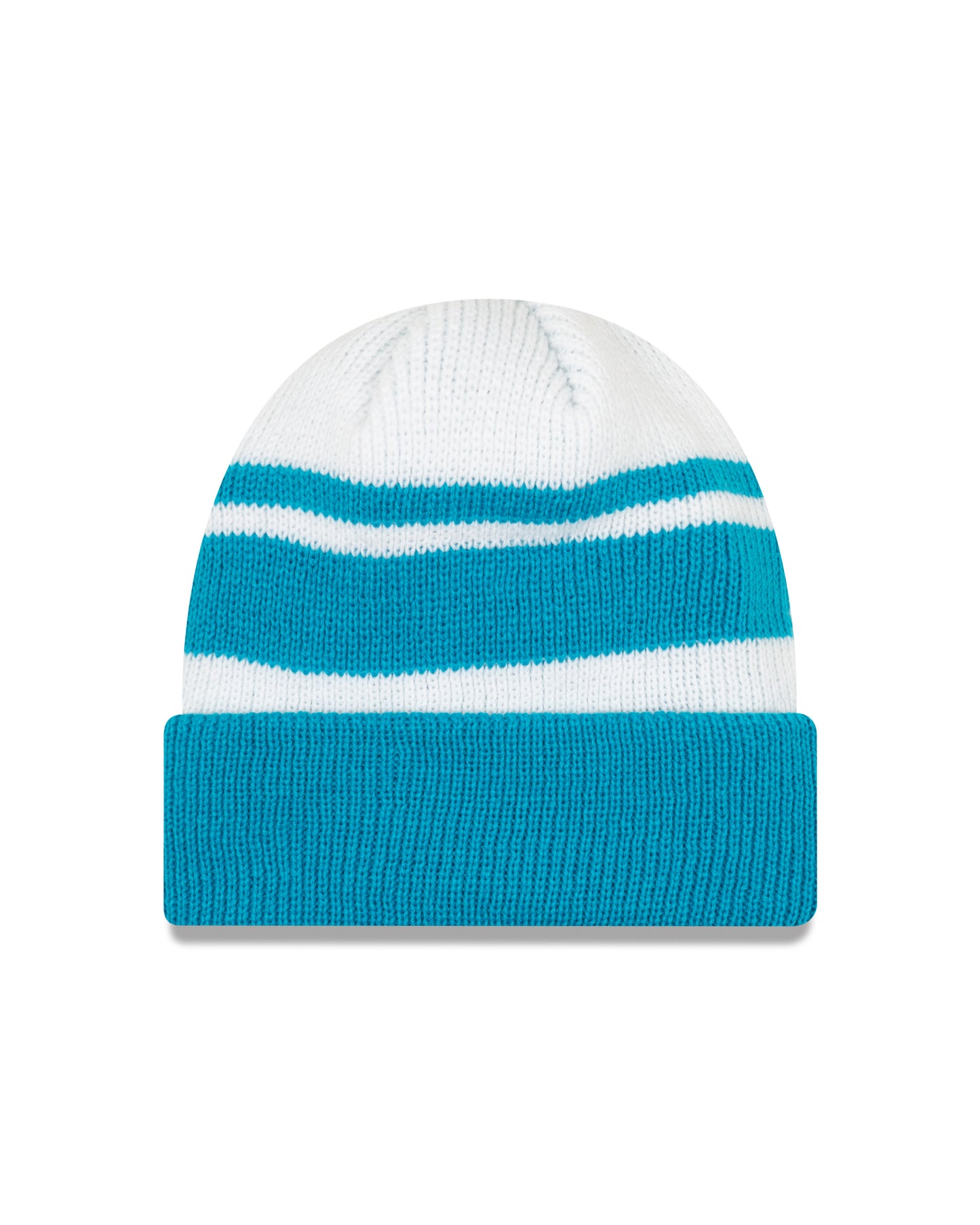 Carolina Panthers New Era Blue/White Knit Cozy Cuffed Knit Hat
