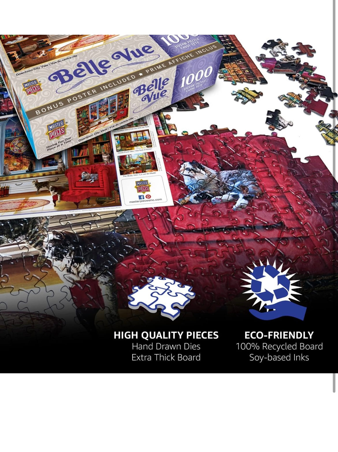 NFL - Helmet Drip Art Helmet 500 Piece Shaped Jigsaw Puzzle - Masterpiece Puzzle