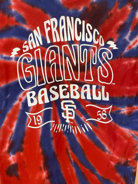 Giants Outerstuff Tie-Dye Youth T-shirt- MISS PRINT