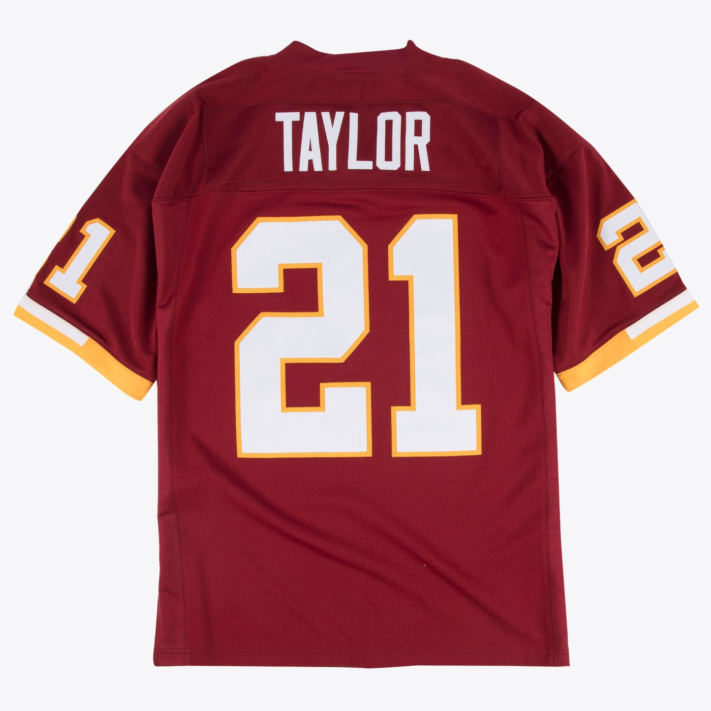Washington Redskins Mitchell & Ness #21 Sean Taylor 75th Anniversary Authentic Burgundy Jersey