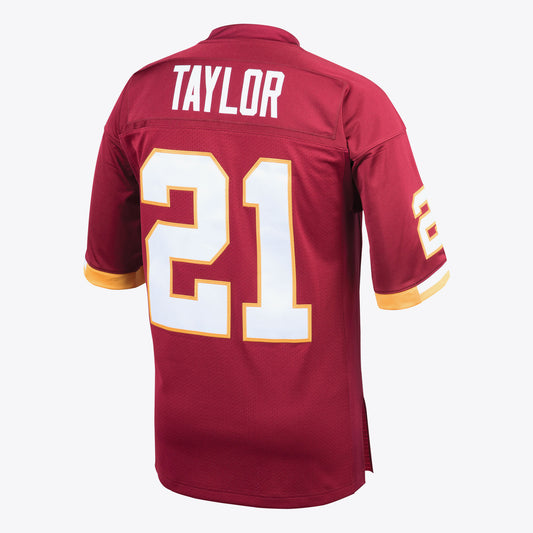 Washington Redskins Mitchell & Ness #21 Sean Taylor 75th Anniversary Authentic Burgundy Jersey