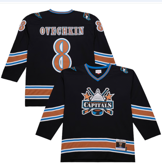 Alexander Ovechkin Mitchell & Ness Washington Capitals 2005-06 Power Play Jersey - Black