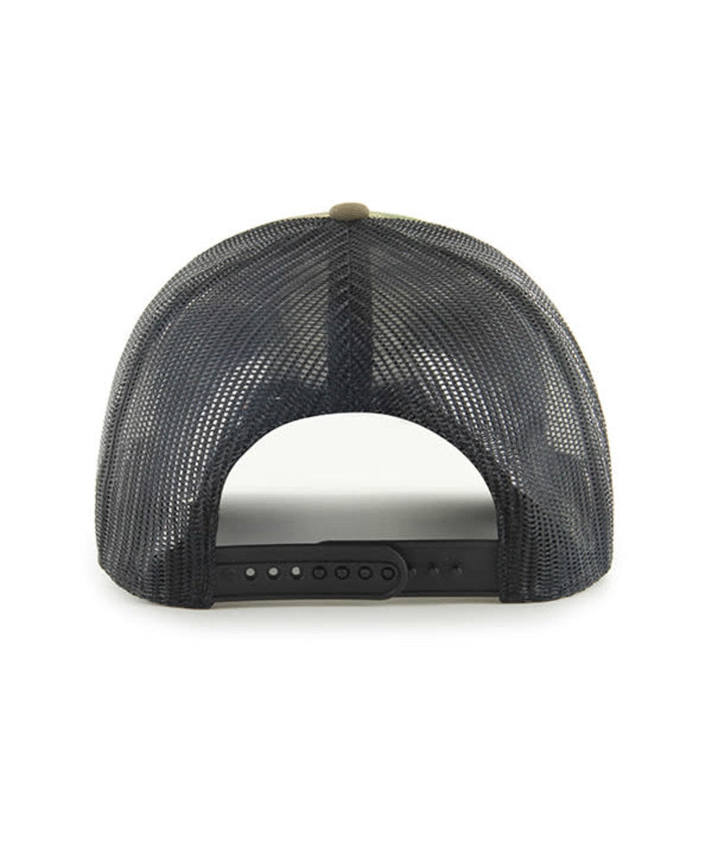 Atlanta Braves '47 Brand Woodland Camo Trucker Mesh Snapback Hat