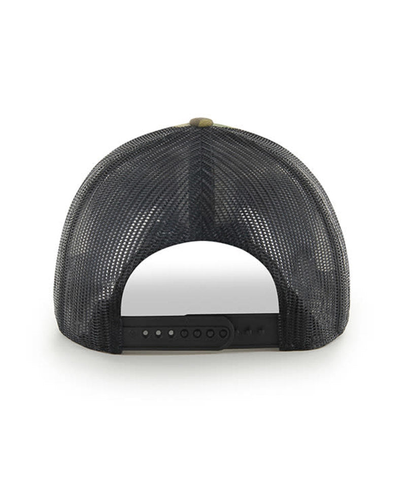 Baltimore Orioles '47 Brand Woodland Camo Trucker Mesh Snapback Hat