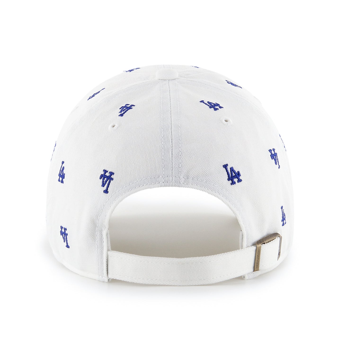 Los Angeles Dodgers '47 White Confetti All Over Women's Clean Up Adjustable Hat