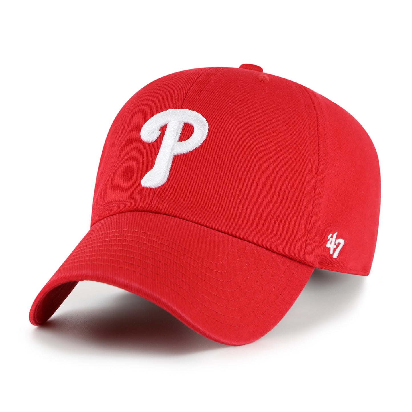 Philadelphia Phillies '47 Heritage American Flag Clean Up Adjustable Hat -Red