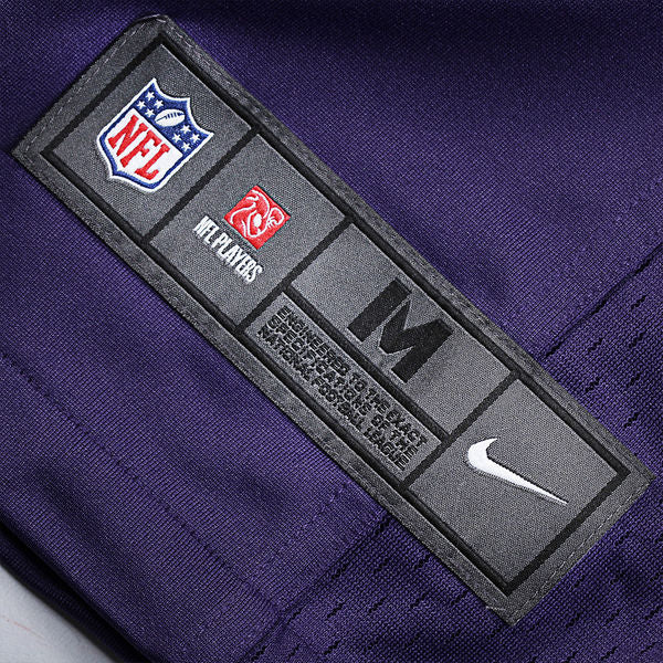 Baltimore Ravens #14 Kyle Hamilton Mens Nike Game Jersey - Purple
