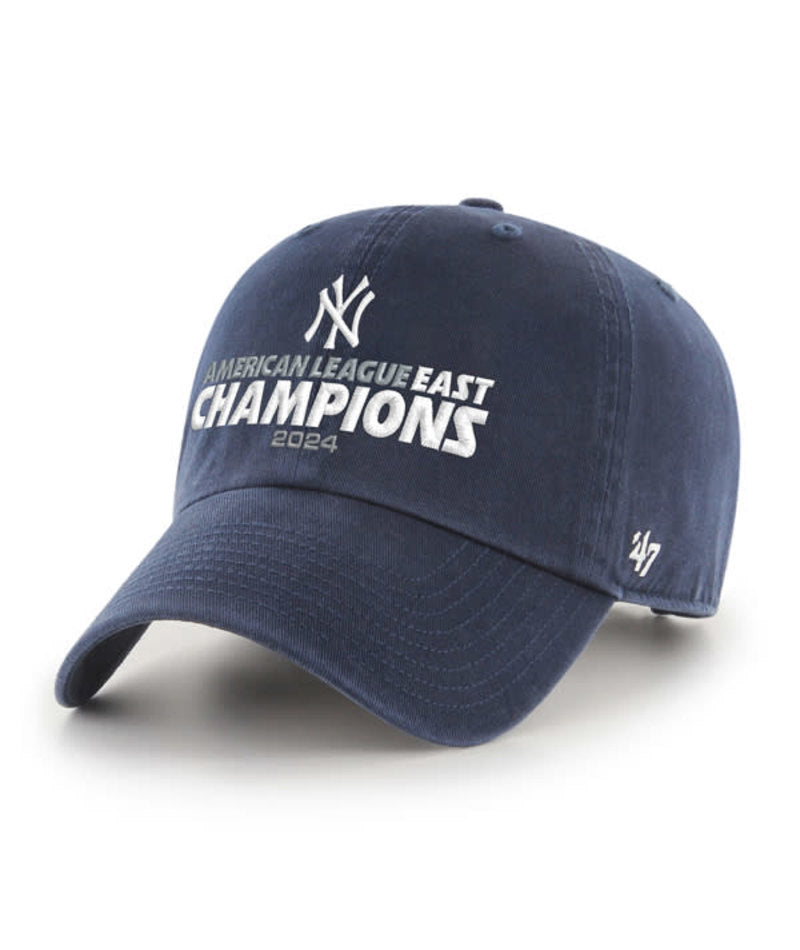 New York Yankees '47 2024 AL East Division Champions Clean Up Adjustable Hat - Navy