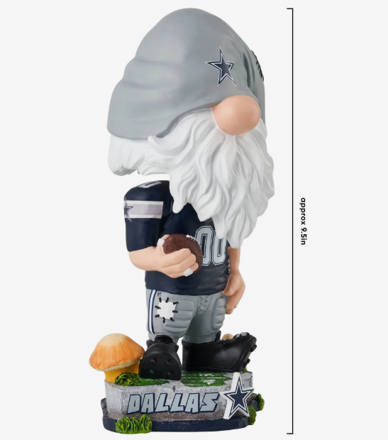 Dallas Cowboys FOCO Game Day Bobble Head Gnome