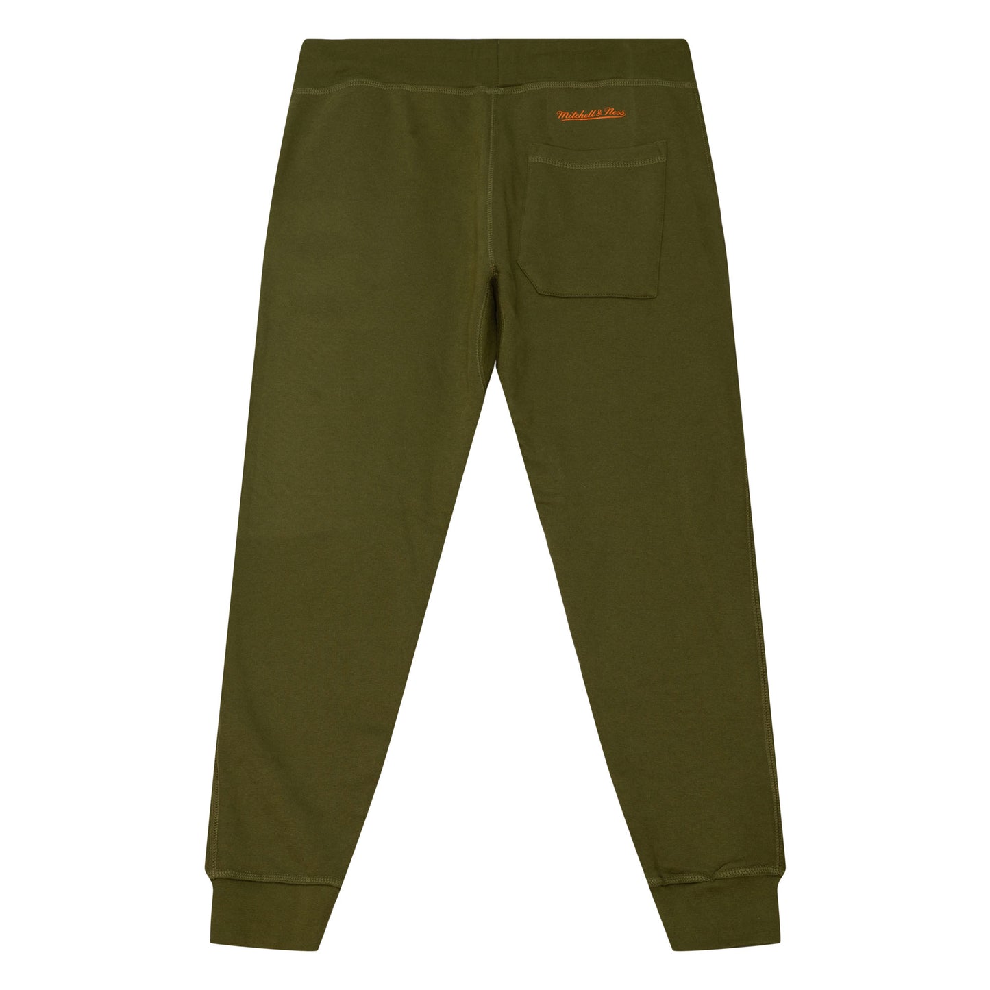 Los Angeles Lakers Michell & Ness Flight Script Olive Joggers