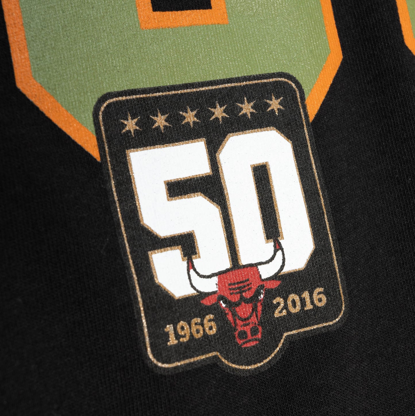 Chicago Bulls Mitchell & Ness # 33 Scottie Pippen Flight Script Player T-Shirt