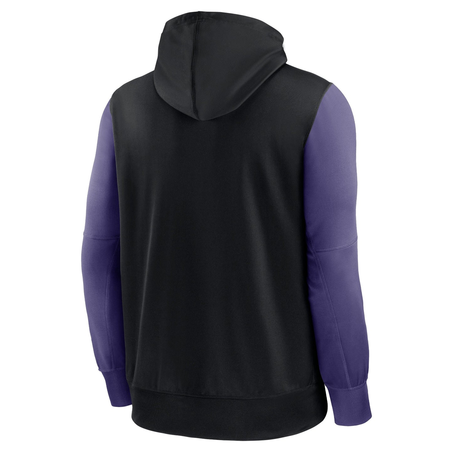 Baltimore Ravens Nike Sideline Performance Black Mascot Full Zip Hoodie