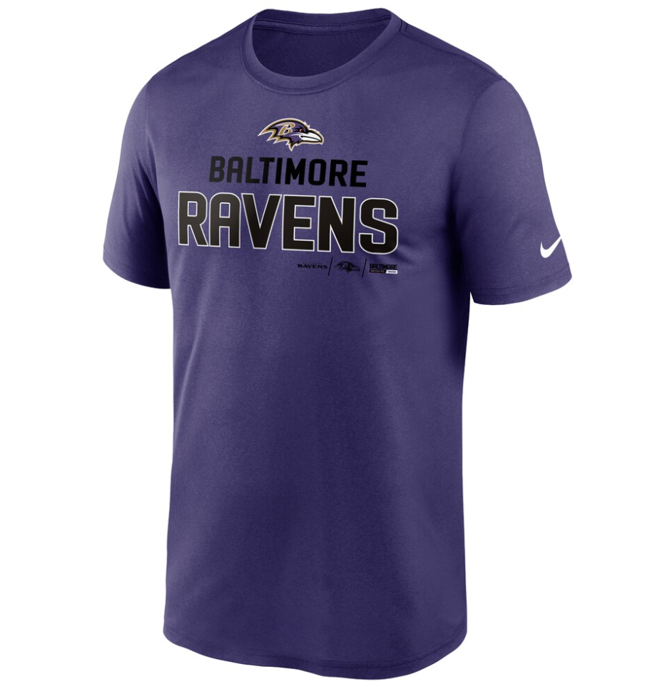 Baltimore Ravens Nike Legend Community Performance T-Shirt - Purple