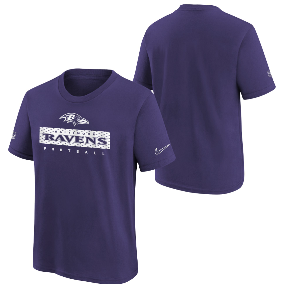 Baltimore Ravens Nike Purple "Dri-Fit" Sideline Performance T-Shirt