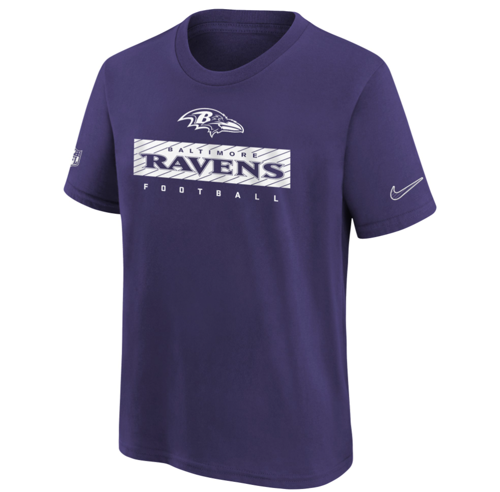 Baltimore Ravens Nike Purple "Dri-Fit" Sideline Performance T-Shirt