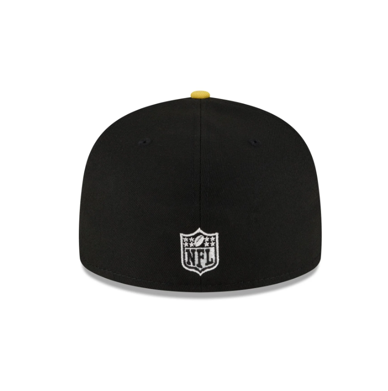 Baltimore Ravens New Era Chartreuse Visor 59FIFTY Fitted Hat
