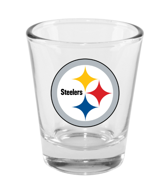 Pittaburgh Steelers 2 Oz Team Logo Shot Glass