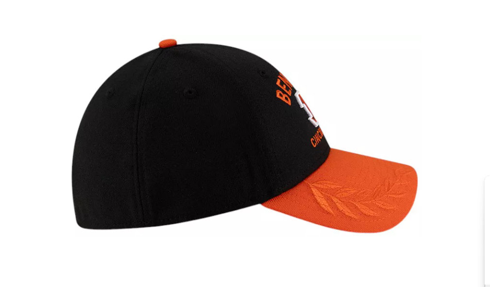 Cincinnati Bengals New Era 2025 Draft 39THIRTY Flex Hat -Orange/Black