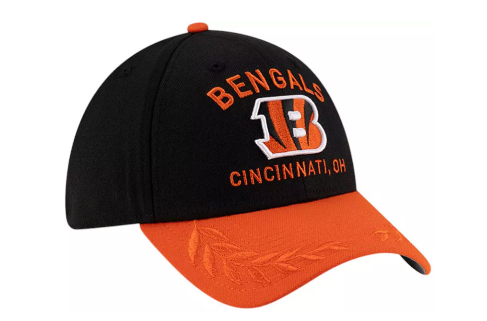 Cincinnati Bengals New Era 2025 Draft 39THIRTY Flex Hat -Orange/Black