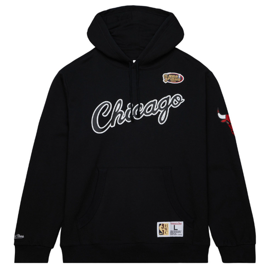 Chicago Bulls Mitchell & Ness Game Time Vintage Hoodie